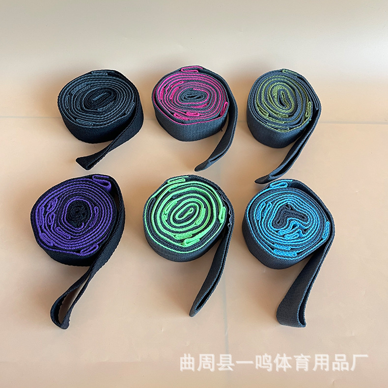 Foreign trade cotton yoga stretch belt fitness pull belt Iyengar yoga belt manufacturers a variety of products