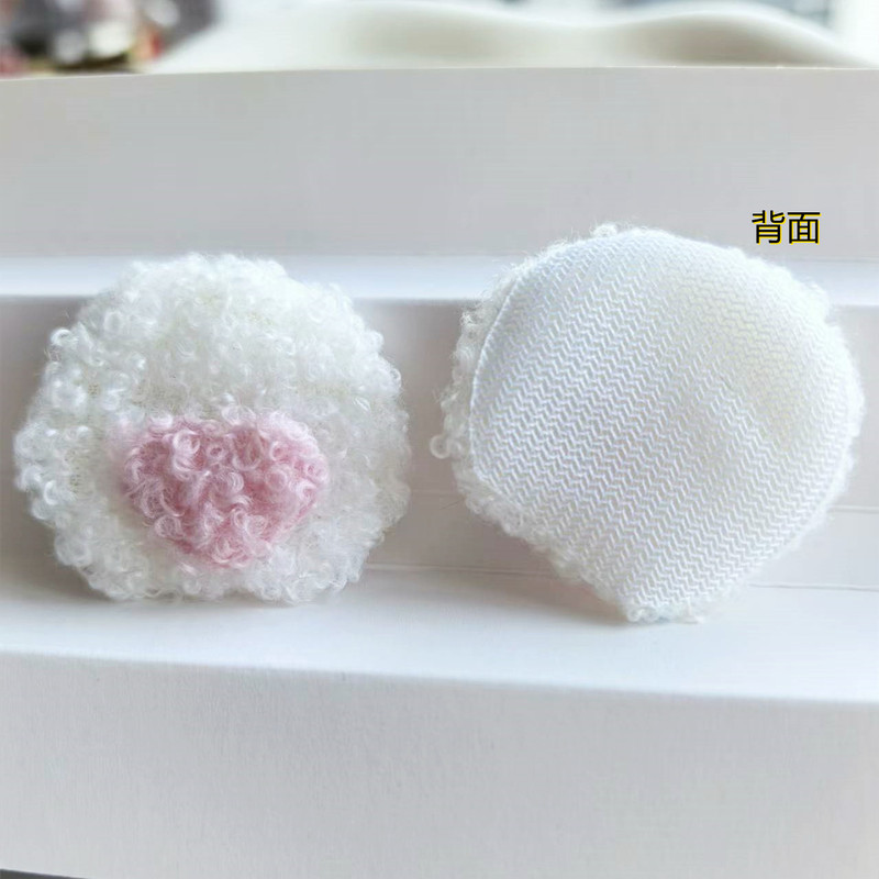 泰迪绒米奇圆耳朵娃娃发箍配件超可爱头饰制作材料服装辅料爱心|undefined