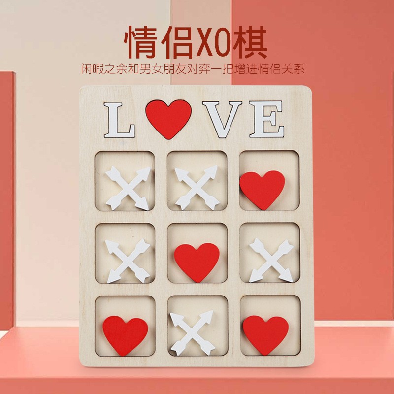 Tic Tac Tac Tac Tac XO Sanzi Juego de mesa divertido para niños Juego de madera Lianliankan Juego de rompecabezas de entrenamiento de pensamiento lógico