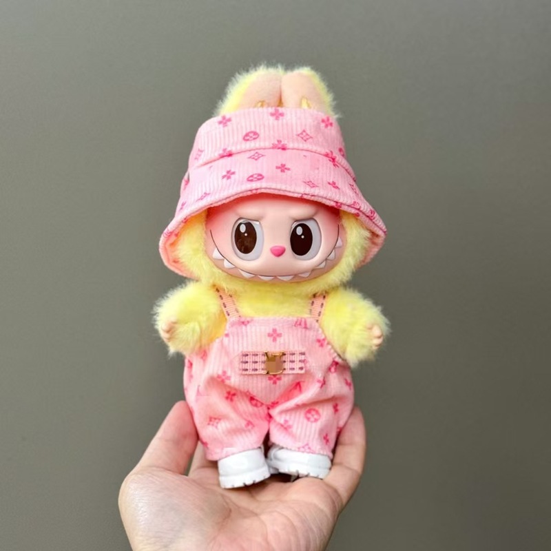 【衣類のみ】ラブブ labubu ベビー服 17cm ペンダント 1代目・2代目 ビニールぬいぐるみ 服セット|undefined
