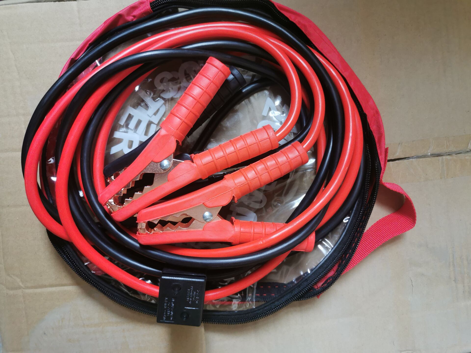 Línea de batería de coche línea de fuego de cobre puro que conecta la línea de conexión de la batería que cruza Jianglong clip línea de fuego de conducción línea de conexión eléctrica