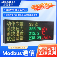 LED�@ʾ�����I��ӿ��匦��plc�����_�lmodbusRTU485TCP����վ
