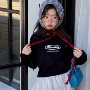 女童印花长袖新款童t恤