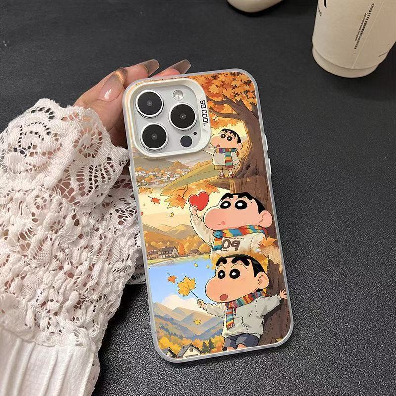 Nuevo estilo pequeño nuevo aplicable iPhone 16 funda para teléfono móvil Apple 15promax/14 estilo japonés y coreano 13pro/12mini