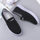 2025 Spring and Autumn New Canvas Slip-on Casual Shoes for Students Single-layer Shoes Men's Old Beijing Cloth Shoes Middle-aged Men's Shoes