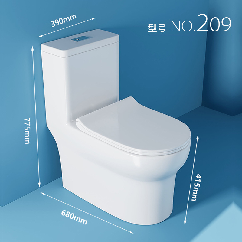 inodoro personalizado asiento de inodoro doméstico tipo sifon de supertorsión decoración de ingeniería de hotel común de ahorro de agua cubierta de inodoro tipo integrado