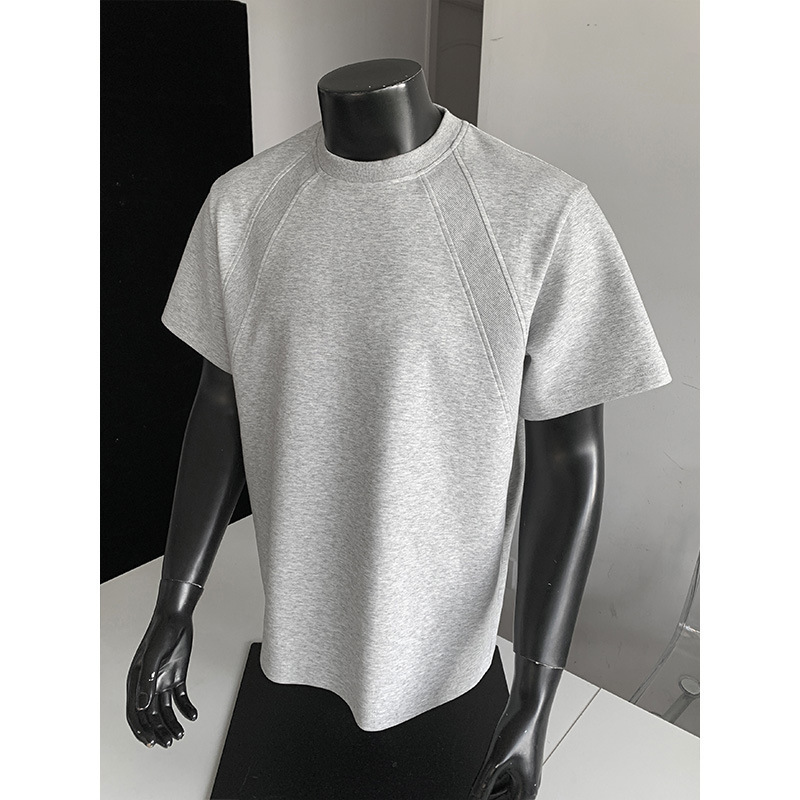 Premium White Base Layer T-Shirt with Regular Shoulders, Short Sleeves, Men's 2026 New American Style High-End Half-Sleeve Inner Wear Top Premium White Base Layer T-Shirt with Regular Shoulders, Short Sleeves, Men's 2026 New American Style High-End Half-Sleeve Inner Wear Top