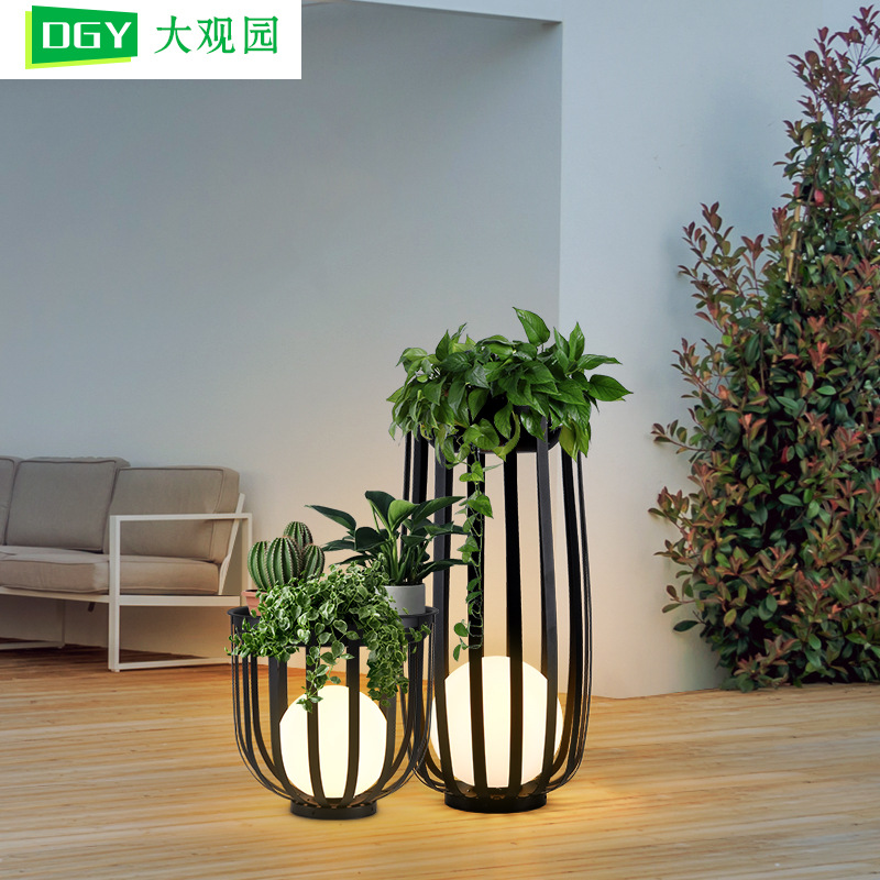 Luces solares para exteriores Daguanyuan, accesorios de iluminación impermeables para patio y paisaje, luces para soporte de flores para jardín y villa, accesorios de iluminación para césped 378L