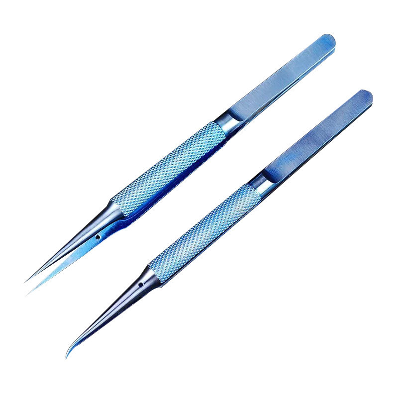 钛合金手机维修指纹飞线镊子0.15mm细尖镊子加长加硬 可显微镜用