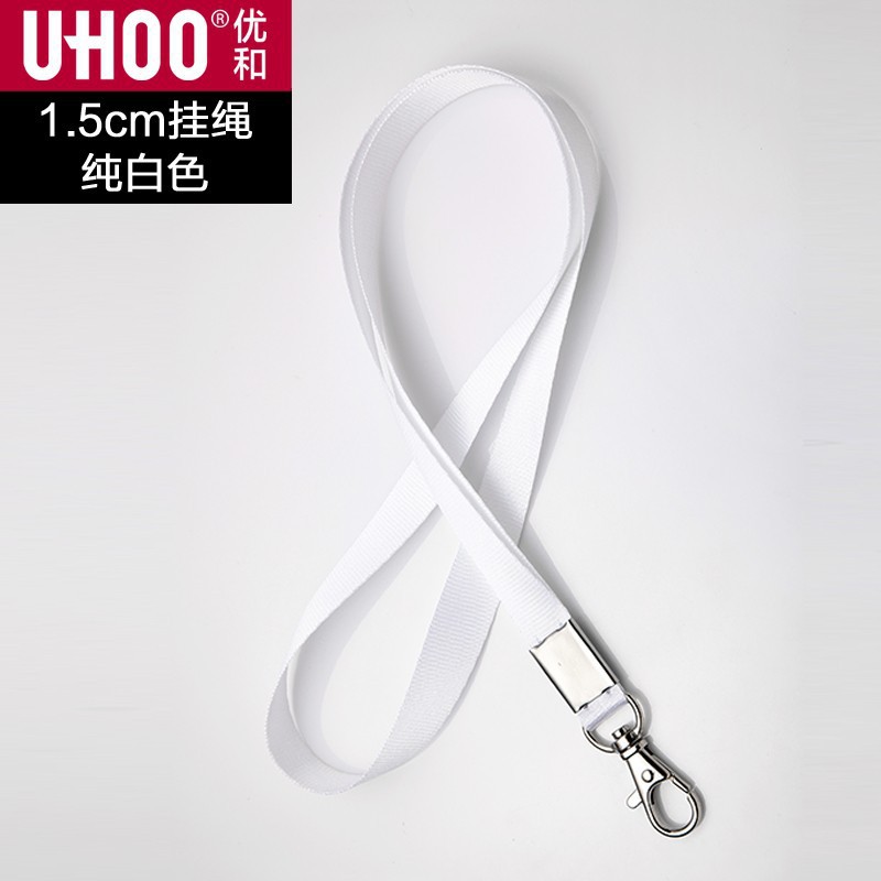 Youhe6742 tarjeta de trabajo cubierta de cuerda de acero inoxidable gruesa hebilla de cuerda de langosta impresión de tarjeta de trabajo de 1.5 ancho