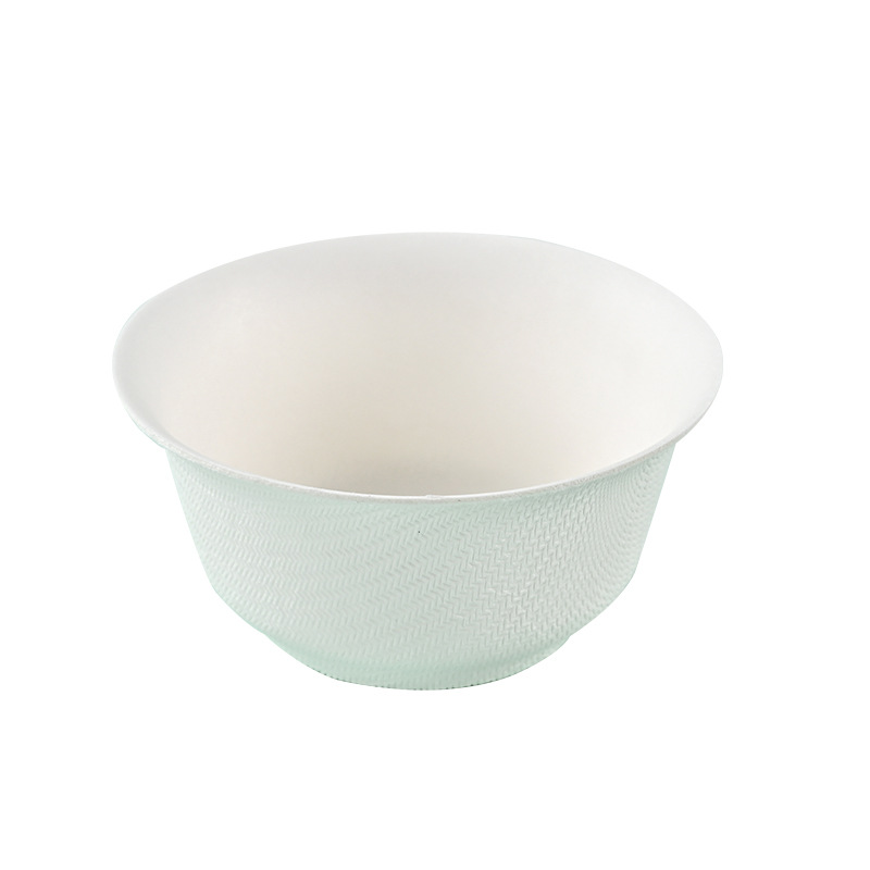 Taza de té de kung fu de pulpa portátil degradable degustación de viaje desechable Tazón de té Taza de prueba de viaje en stock