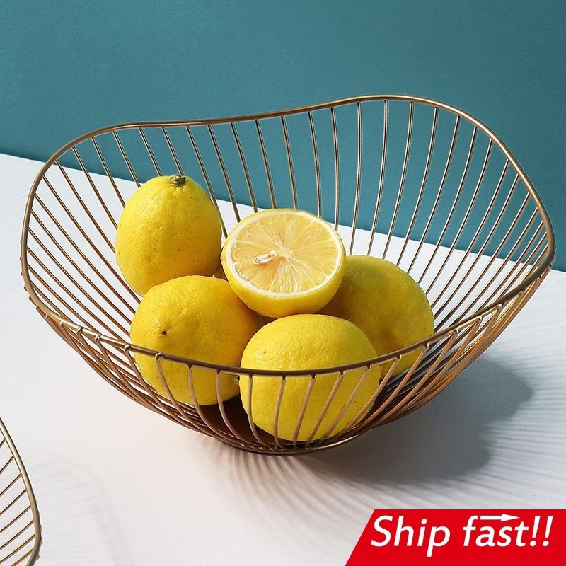 Irregular fruit basin Nordic wind living room tray basket