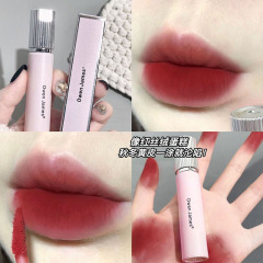 韓女天菜 ~ 低飽和唇泥自然粉サテン霧面学生素顔白唇釉薬カップ口紅女