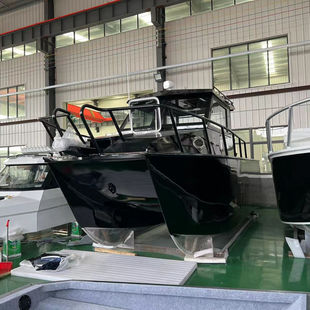 Aluminum Alloy catamaran fishing boat yacht sea fishing boat speedboat travel sightseeing boat professional speedboat fishing boat