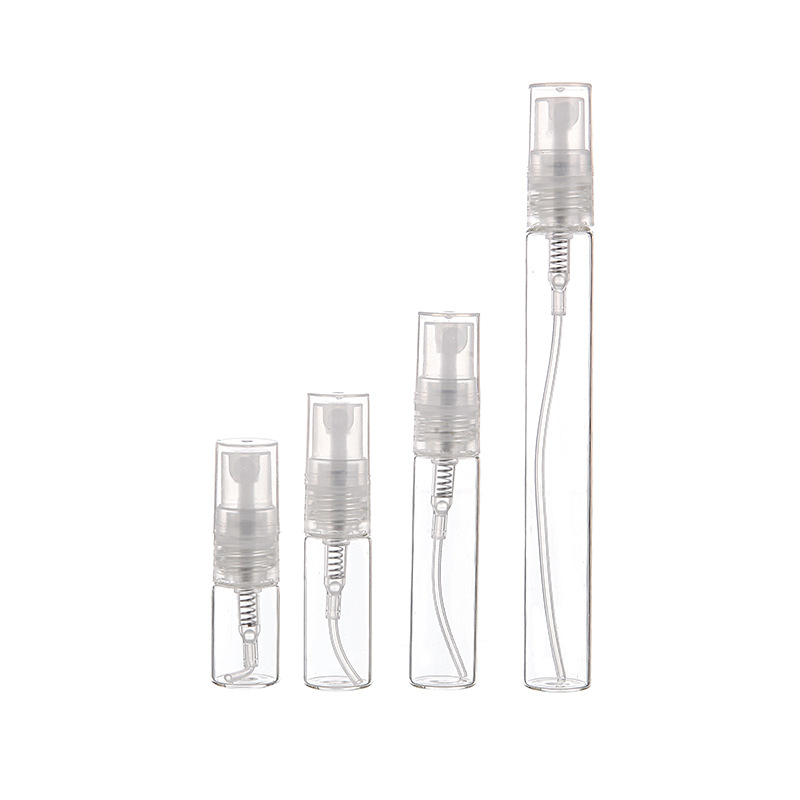 Botella de perfume B001-2ml3ml5ml10ml Botella de spray de vidrio Botella de sub-envasada de perfume Botella vacía portátil imprimible