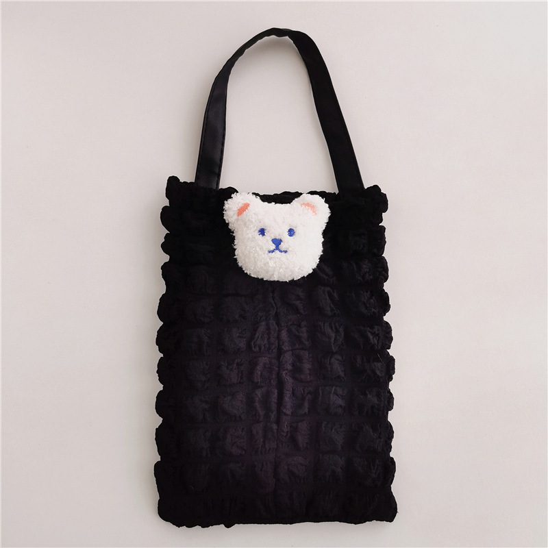Korean-style cute bear tissue box cover for car seat backs, suitable for babies and children