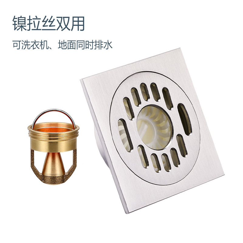 全銅製排水口防臭器、水密型純銅排水芯、浴室排水口、洗濯機排水口、防臭排水口|undefined