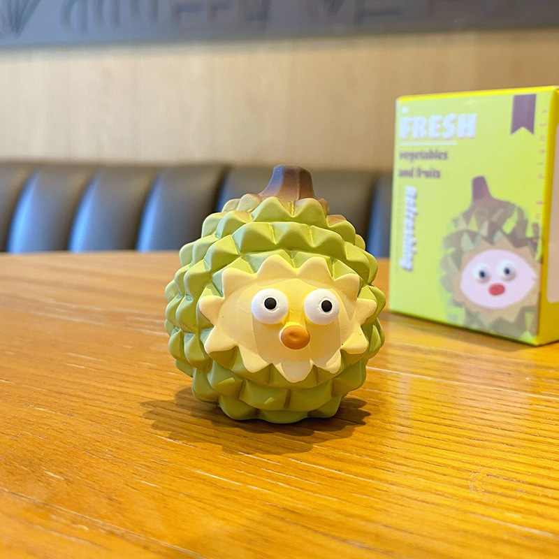 Оригинальный фруктовый орнамент-дуриан в стиле резьбы по дереву второго поколения.