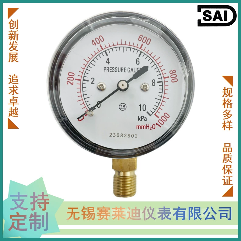 Манометр диафрагмы для прибора ИЭ60 сгорания газопровода вентиляции боилера