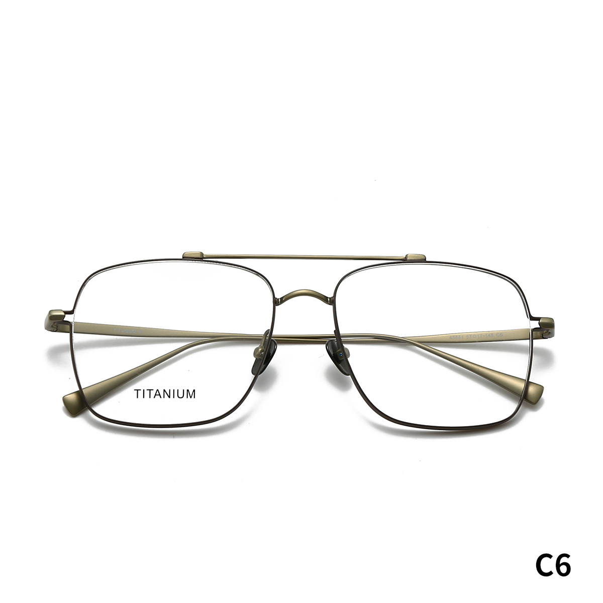 Gafas de madera STUDIOMUKU Marco de gafas de piloto Marco de gafas especial Marco de gafas retro pequeño y delgado