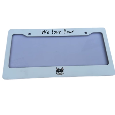 Car Decoration Frame, Anti-Falling Design, License plate holder/license plate holder