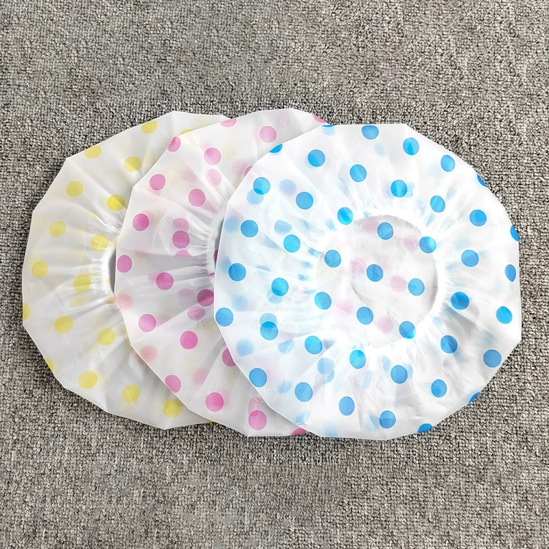 Пр disposable waterproof shower cap PVC для взрослых, оптовая продажа