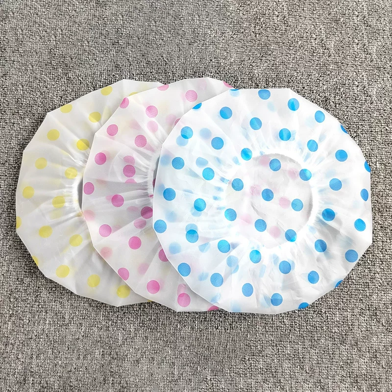 Пр disposable waterproof shower cap PVC для взрослых, оптовая продажа