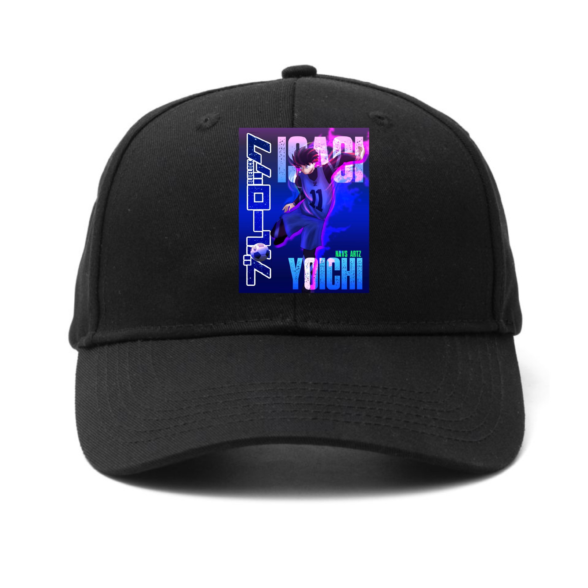 BLUE LOCK prisión azul con estampado circundante gorra para el sol al aire libre gorra de béisbol de moda callejera personalizada