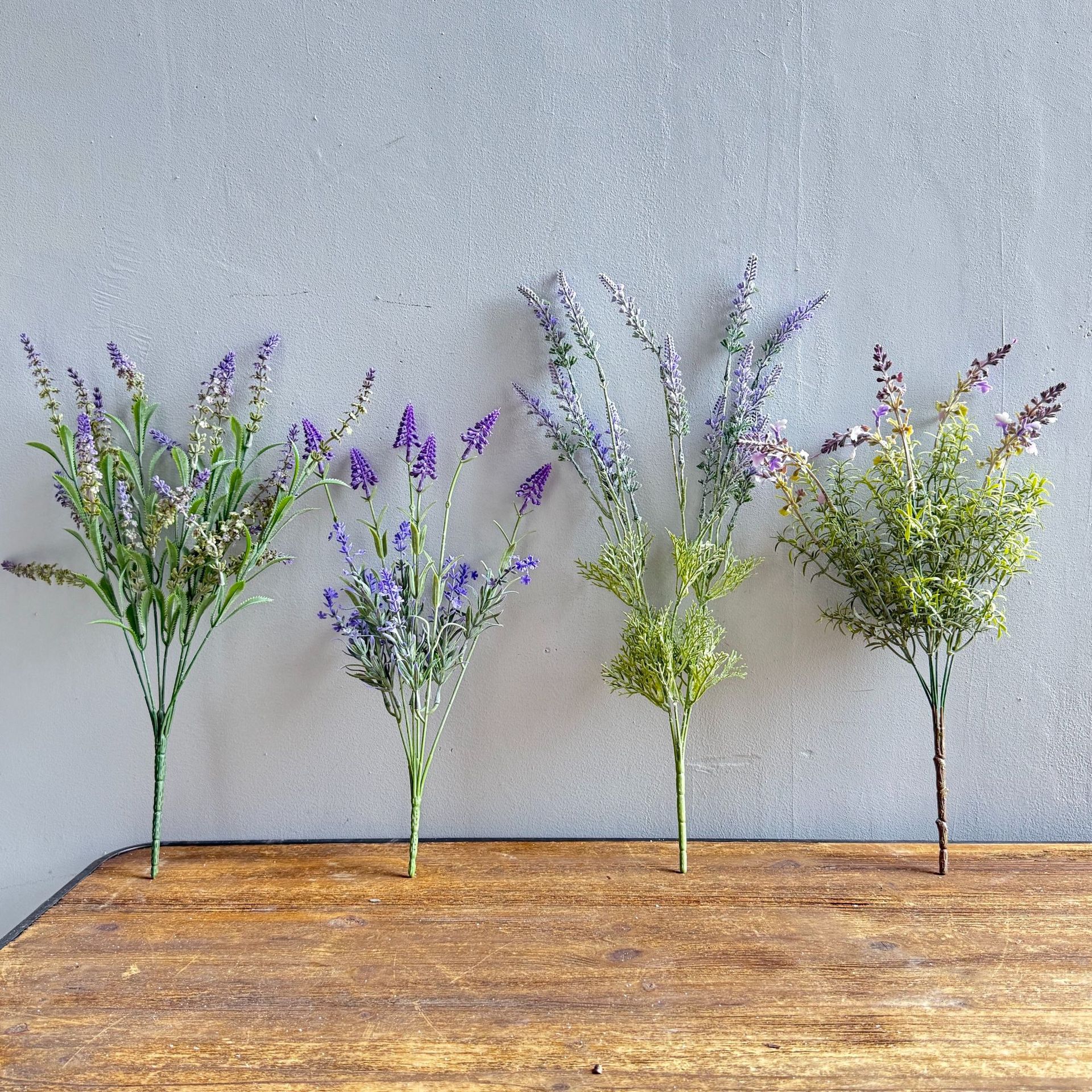 A Variety of Simulated Lavender Artificial Flowers, Photography Props, Hair Transplanting Sage, Pastoral Decoration, Home Soft Decoration, Fake Flower Batch