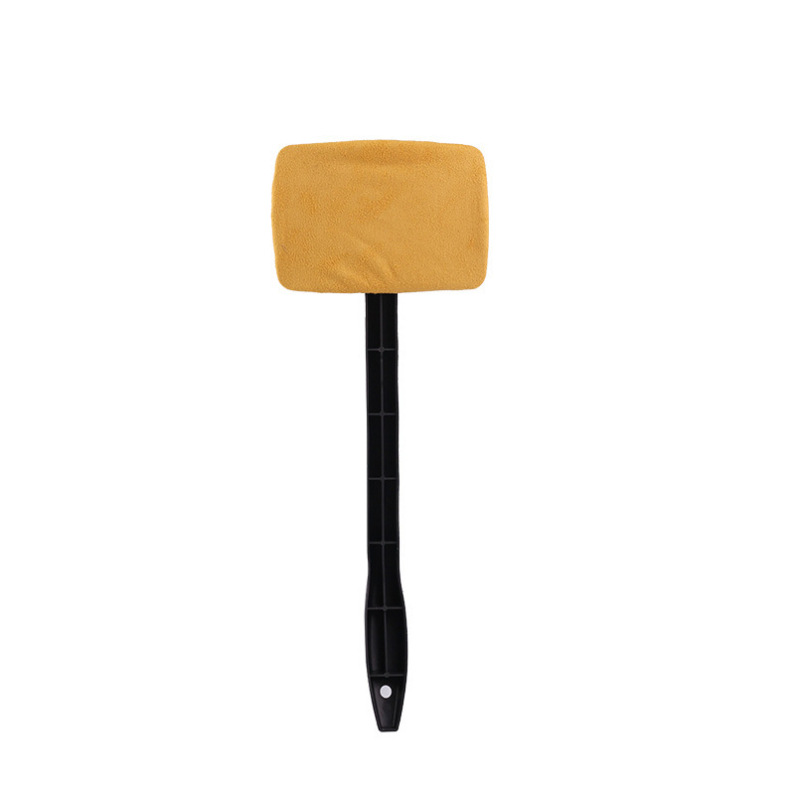 Suede car window brush