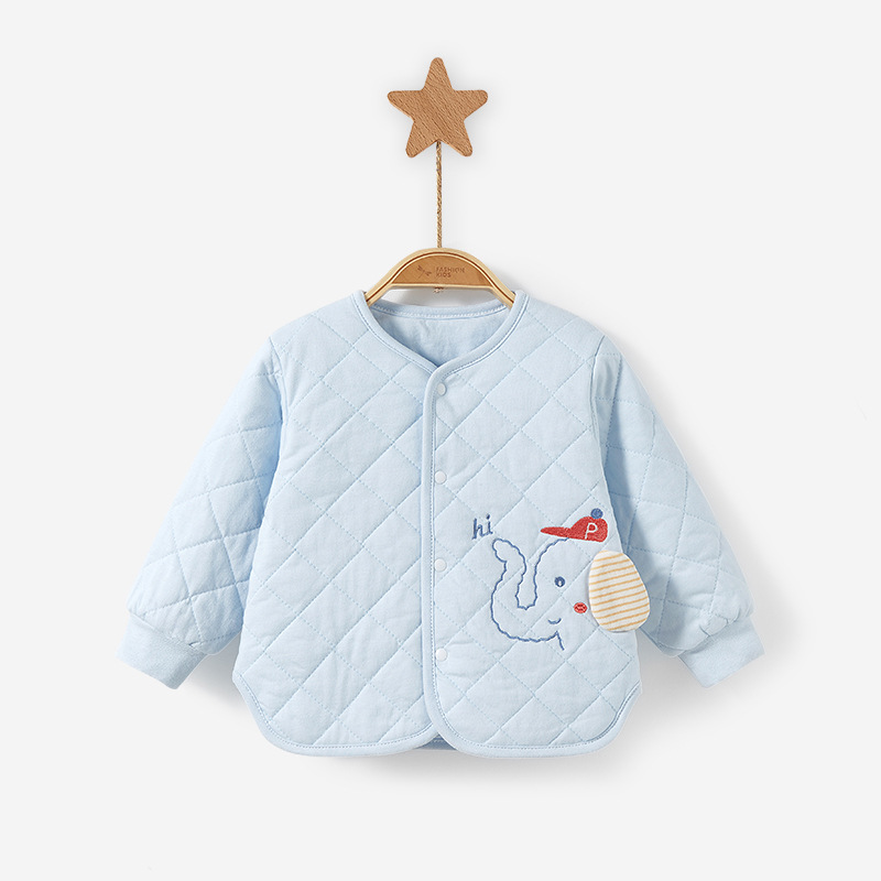 Bebé abrigo otoño y el invierno de los niños fino acolchado engrosado Top niñas cardigan abrigo ropa abrigo los niños ropa invierno
