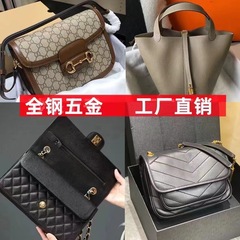 直送クロスボーダーm lvメンズバッグレディースバッグ本革メッセンジャーバッグチェーンバッグボックスバッグ3in1ブラックサムライピローバッグ
