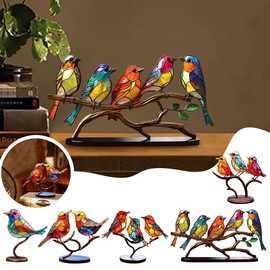 bird Series Alloy Decorations 小鸟摆件家居装饰摆件小鸟装饰