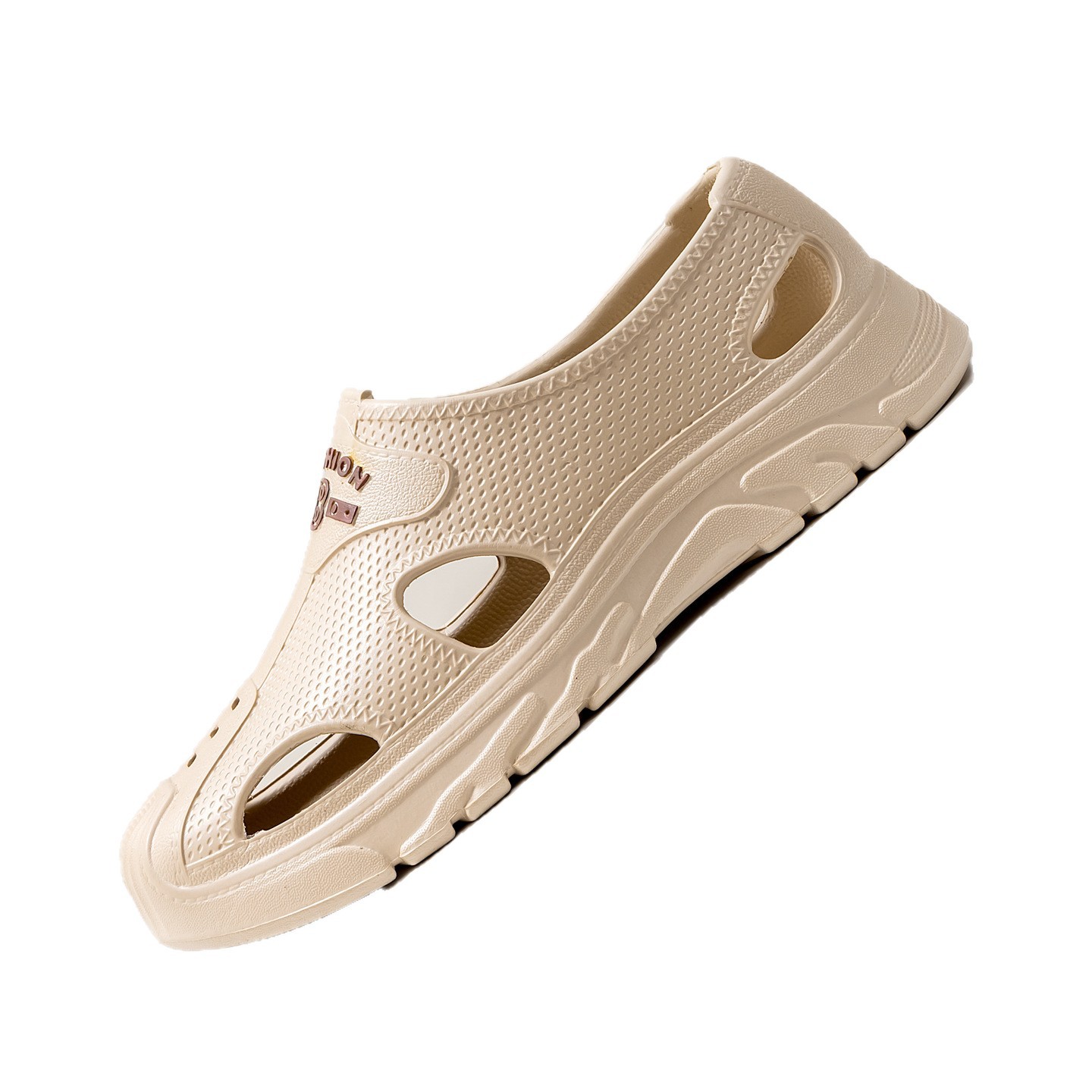 Sandali da uomo in EVA traforati, versatili per l'estate e le attività all'aperto, antiscivolo, comodi per la guida e la spiaggia, di alta qualità._voghion.com