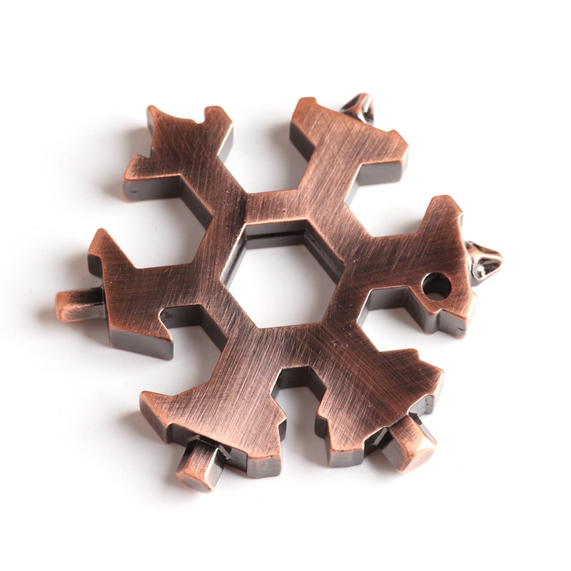 Cobre rojo de 6 esquinas