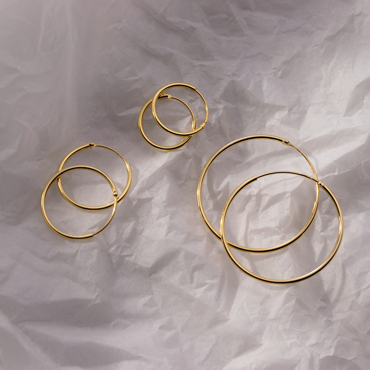 925 plata chapada 18K oro anillo anillo pendientes red femenina exagerada moda gran pendientes joyería de orejas G0083