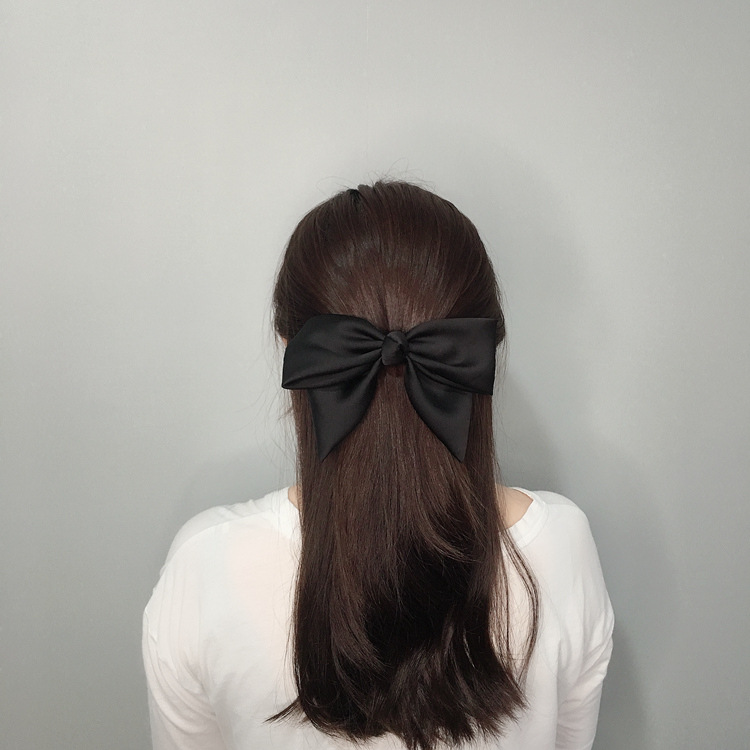 Women's Elegant Simple Style Bow Knot Cloth Hair Clip display picture 4