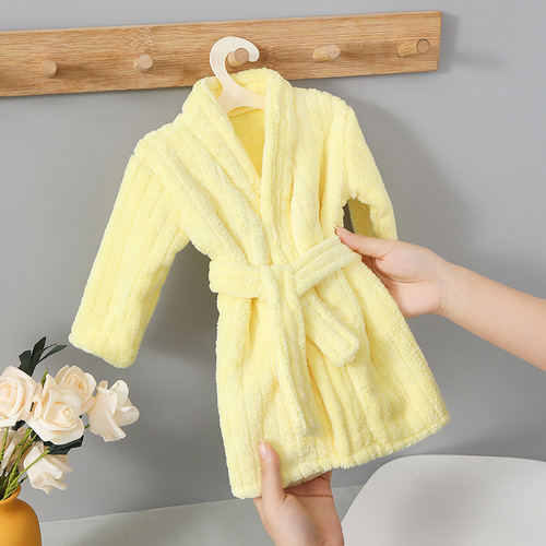 Wall-mounted hand towel kitchen children cute soft absorbent handkerchief dry hands no shedding ultra-soft