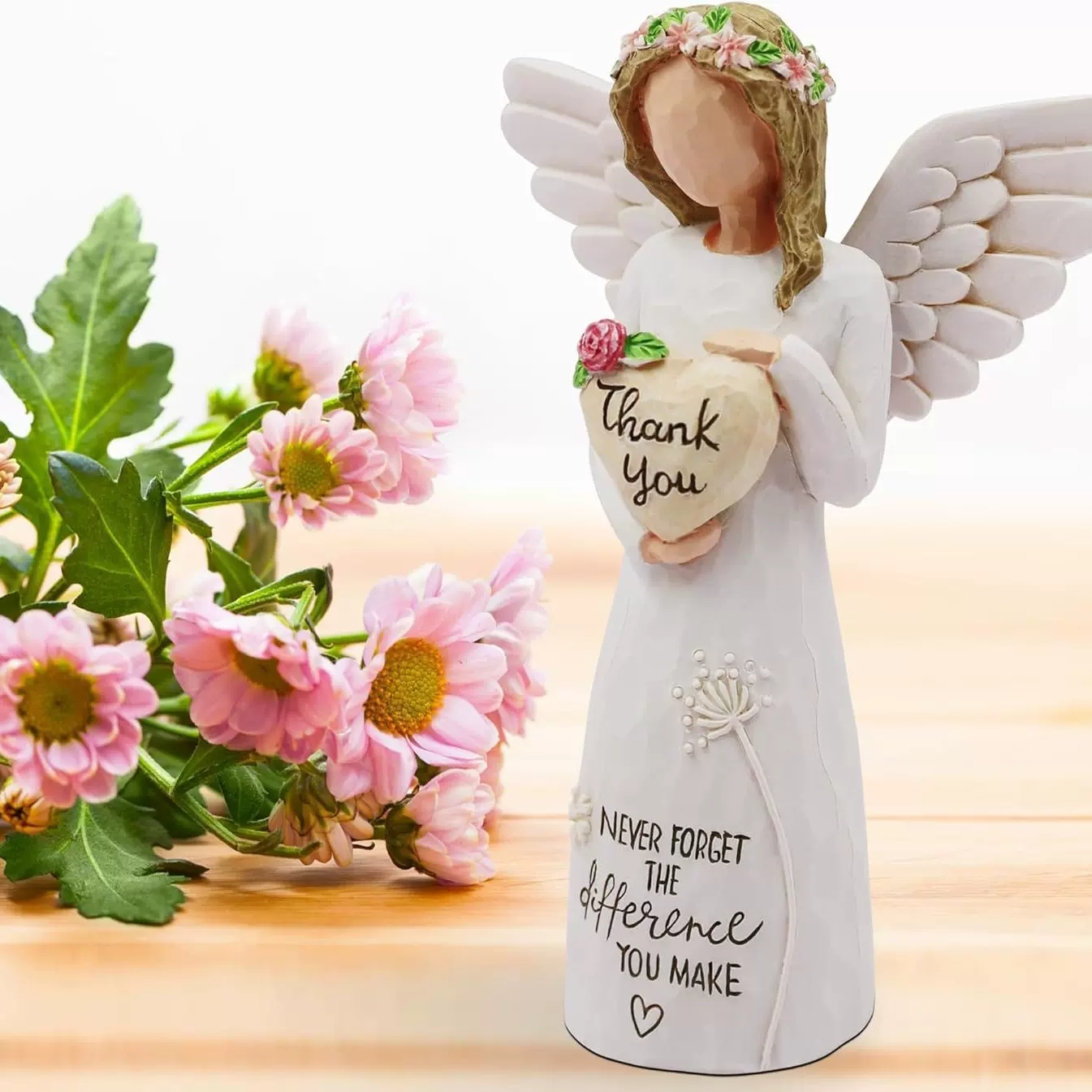 跨境爆款母亲节给妈妈的礼物雕塑桌面客厅家居树脂工艺品装饰摆件