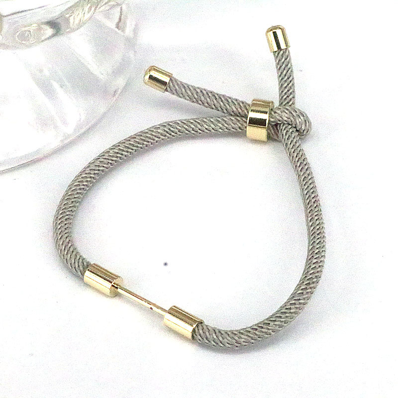 Le Cuivre Style Ig Géométrique Couleur Unie Placage Bracelets display picture 10