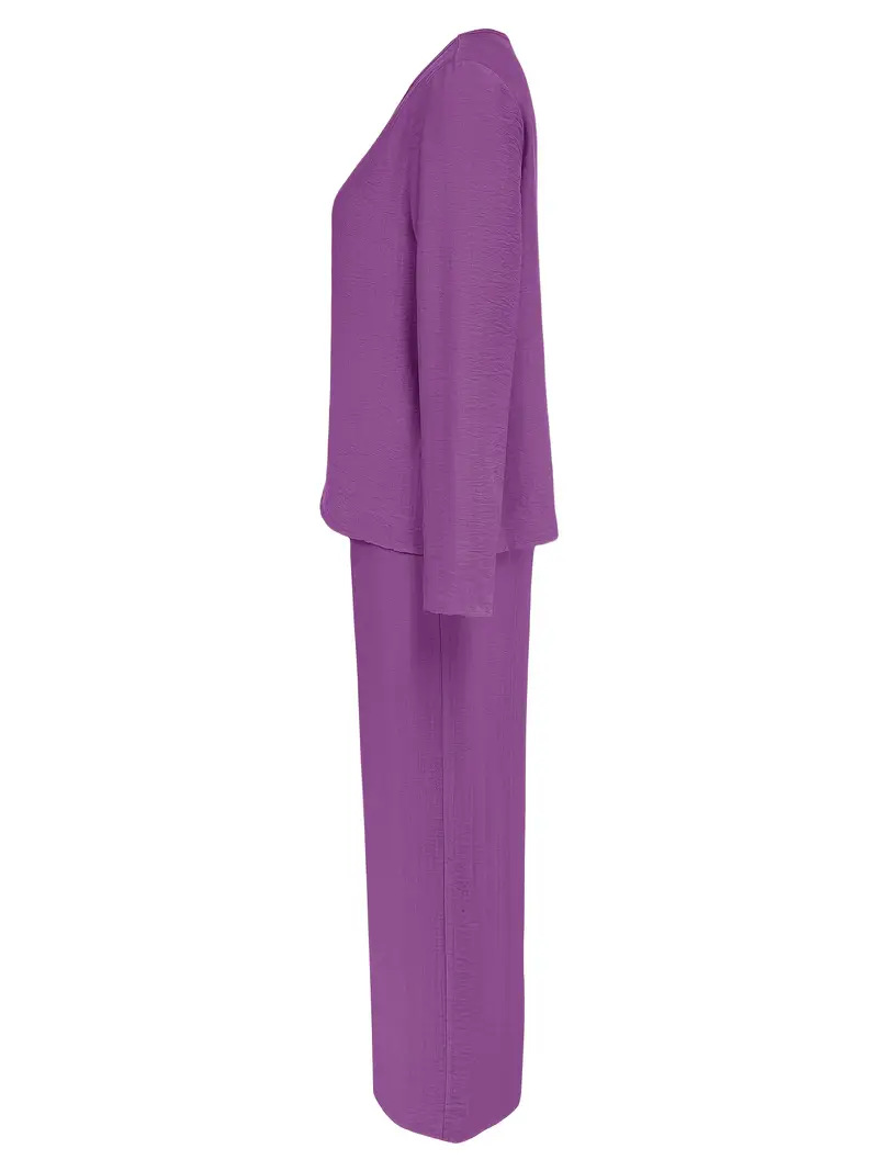 Casual dames shorts set voor lente en herfst reiskleding_voghion.com