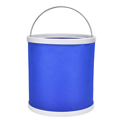 Portable car folding bucket, household plastic bucket, car wash outdoor bucket, fishing bucket wholesale