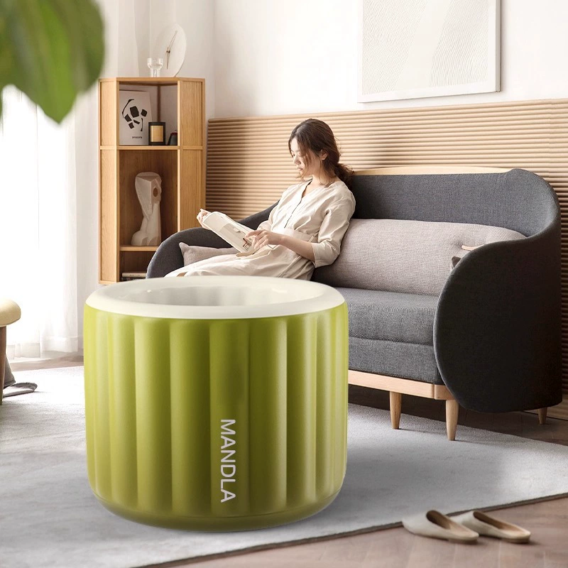 Automatic foldable tub for bathing