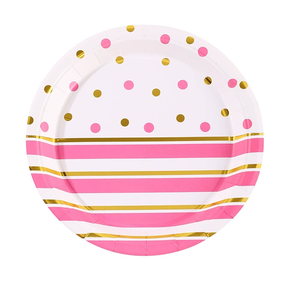 9-inch paper tray pink