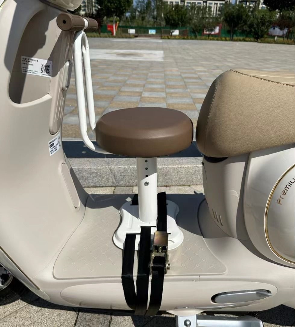 Installation-Free, Rotatable, Height-Adjustable, Shock-Absorbing Child Seat, Electric Vehicle Front Seat, Baby Safety Seat Y90