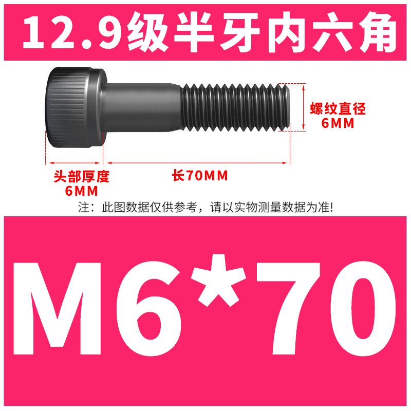 M6*70(절반 톱니)
