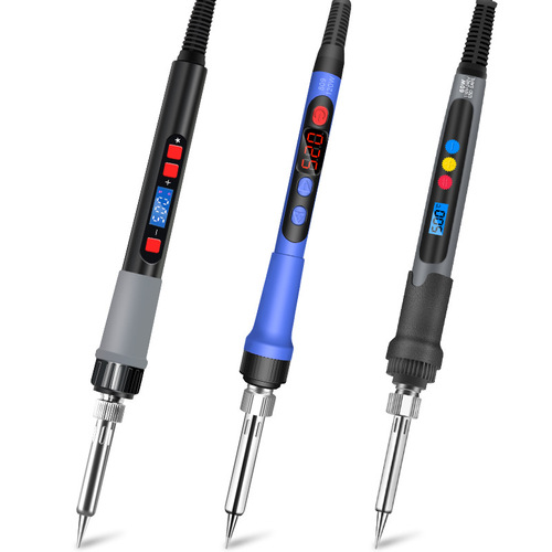 Cross-border recommended digital display electric soldering iron US standard thermal electric soldering pen soldering gun 80W high power welding digital display Luotie