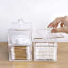 Cotton swabs, table storage system, cotton pads, storage box, acrylic makeup box