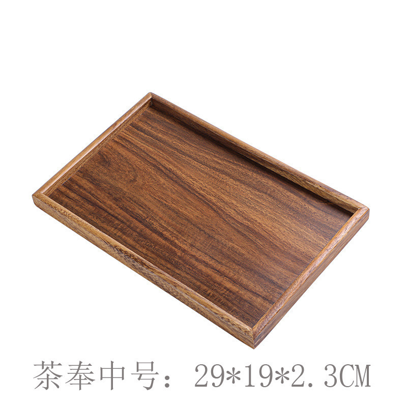 남미 [중간] 호두 차 서빙 트레이 29*19*2CM