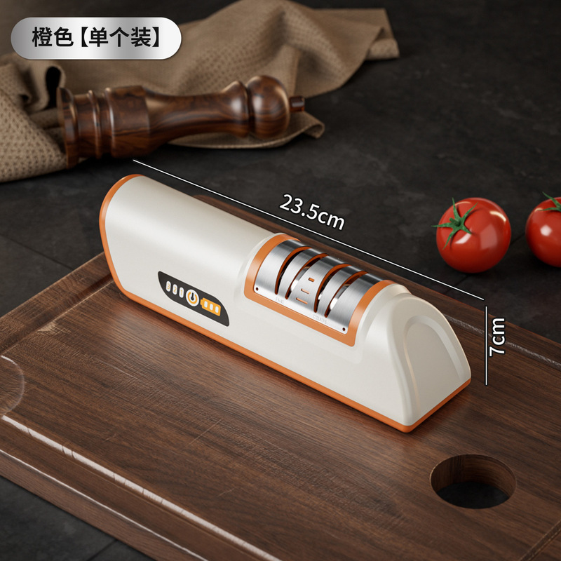 电动磨刀器家用便捷电池款磨刀石工具全自动多功能菜刀剪刀磨刀棒|undefined
